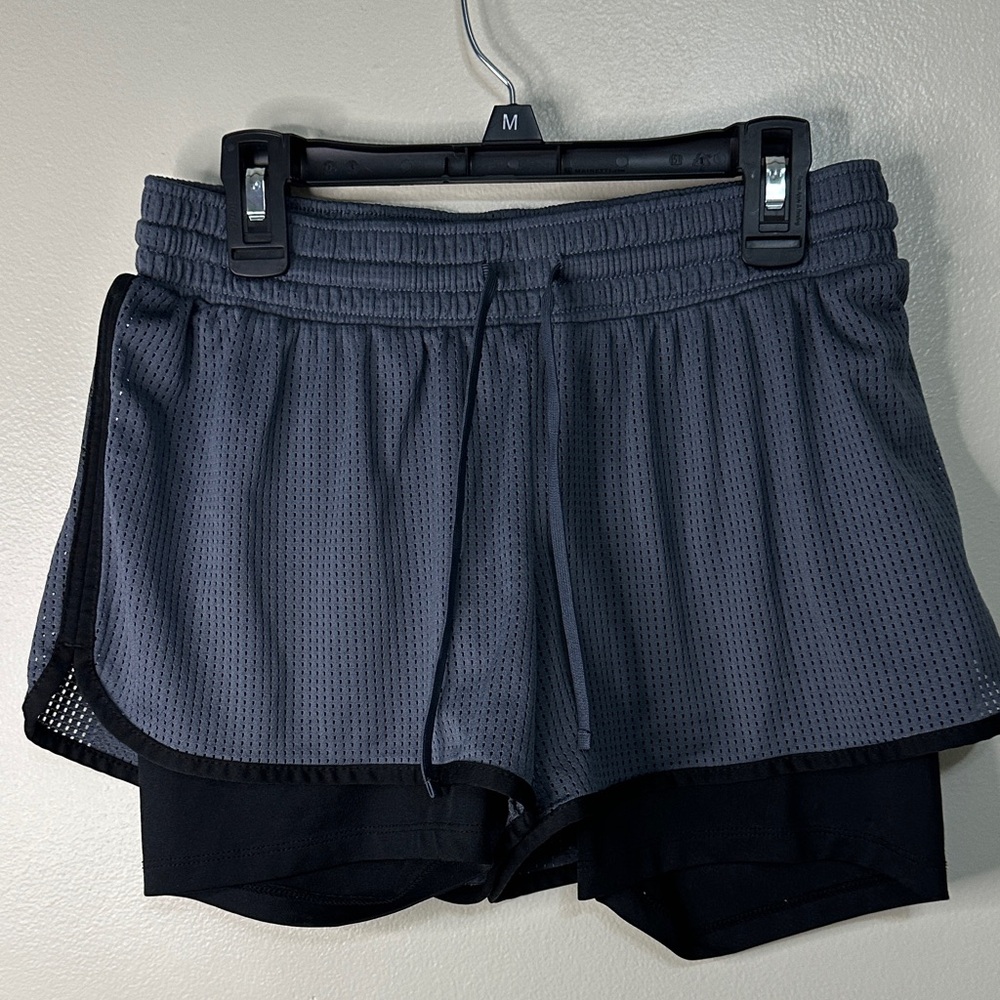 C9 by Champion Women's Black and Gray Athletic Shorts